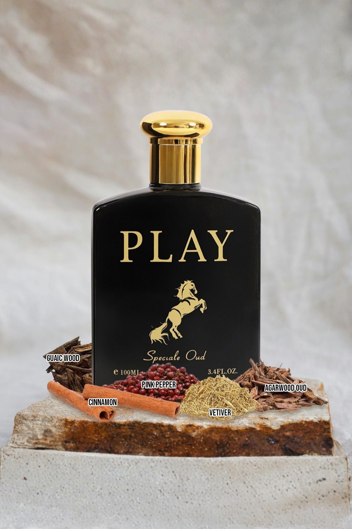 PLAY SPECIALE OUD SPRAY COLOGNE EAU DE TOILETTE FOR MEN - 100ML/3.4 FL.OZ.
