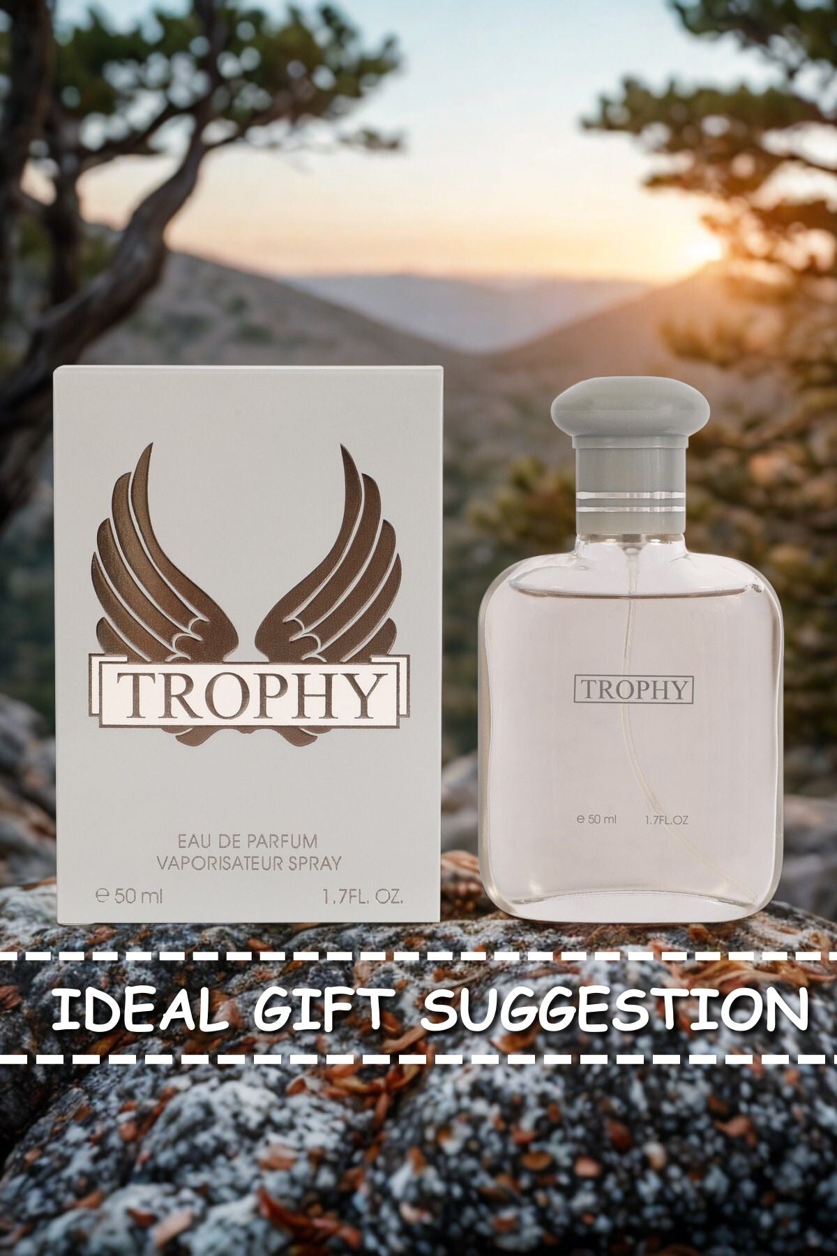 TROPHY SPRAY PERFUME EAU DE PARFUM FOR MEN - 50ML/1.75 FL.OZ.