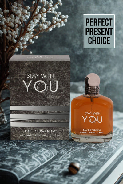 STAY WITH YOU SPRAY PERFUME EAU DE PARFUM FOR MEN - 100ML/3.4 FL.OZ.