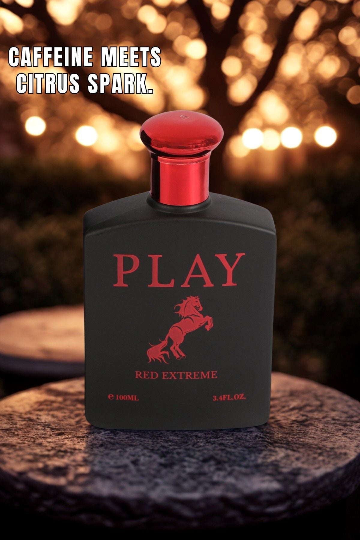 PLAY RED EXTREME SPRAY COLOGNE EAU DE TOILETTE FOR MEN - 100ML/3.4 FL.OZ.