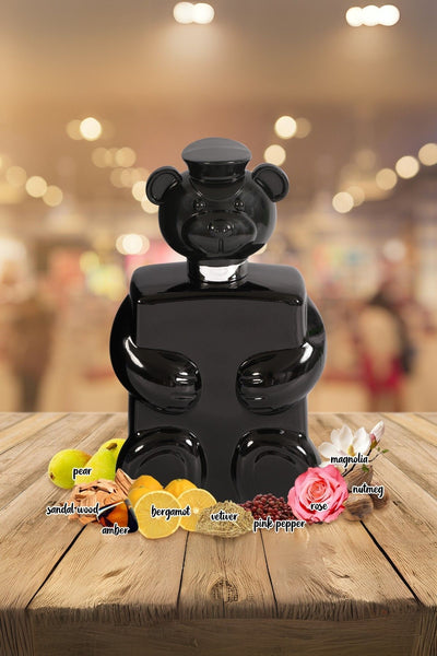 HONEY BEAR BLACK SPRAY PERFUME EAU DE PARFUM FOR MEN - 100ML/3.4FL.OZ.