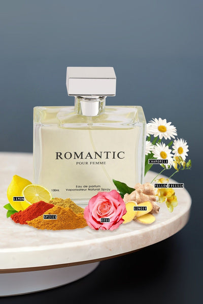 ROMANTIC SPRAY PERFUME EAU DE PARFUM FOR WOMEN - 100ML/3.4 FL.OZ.