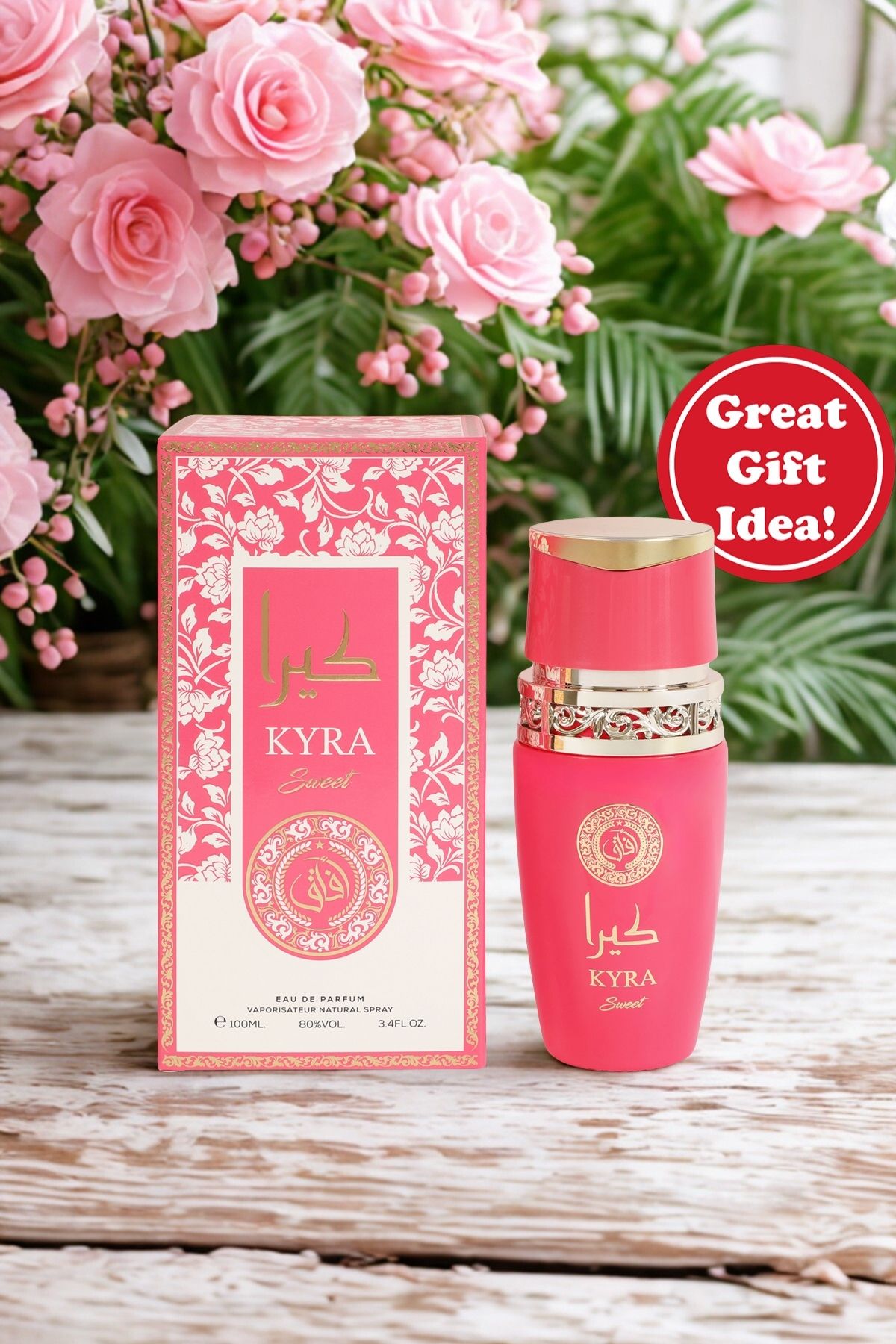 KYRA SWEET SPRAY PERFUME EAU DE PARFUM FOR WOMEN - 100ML/3.4FL.OZ.
