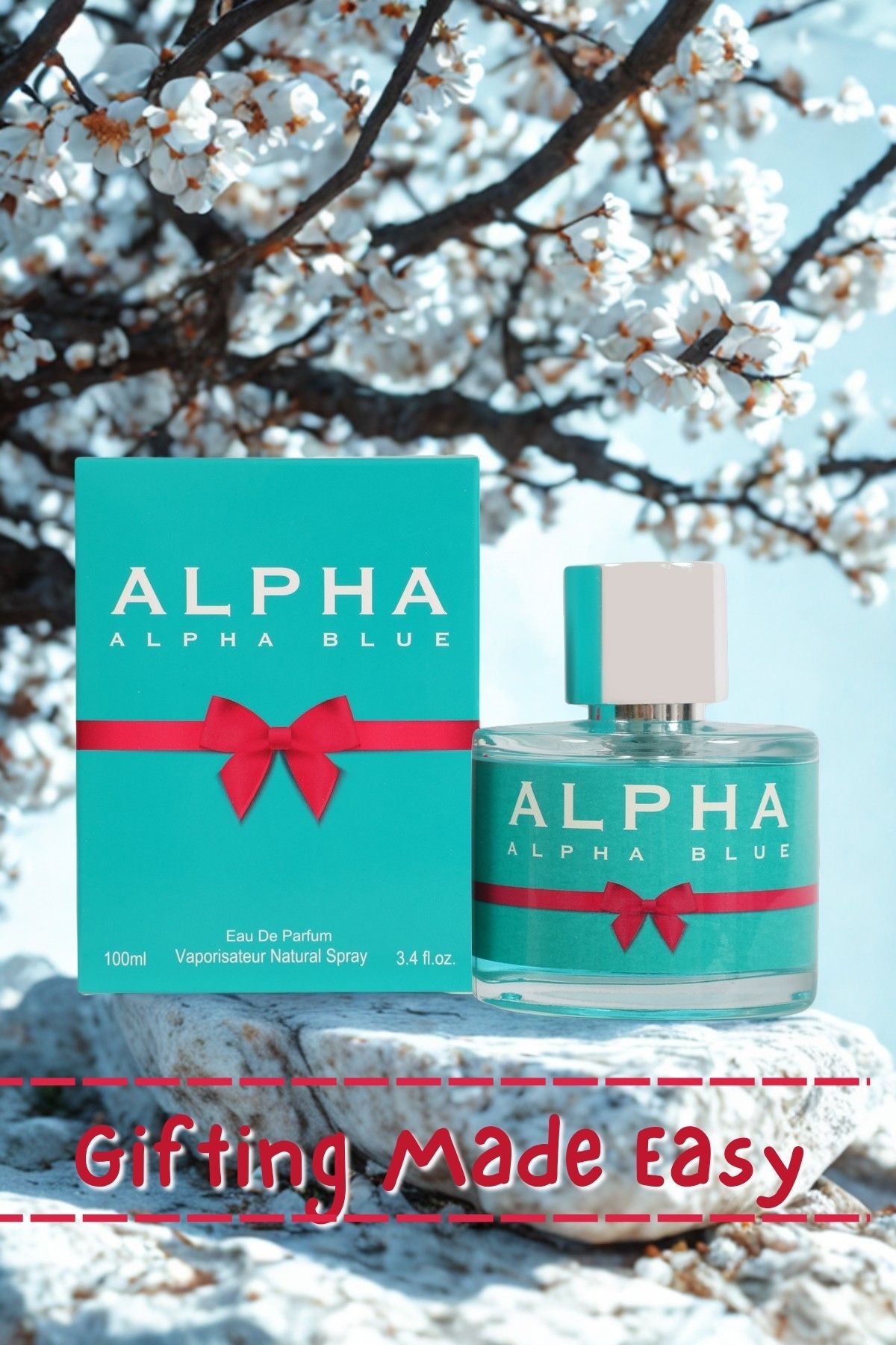 ALPHA BLUE SPRAY PERFUME EAU DE PARFUM FOR WOMEN - 100ML/3.4 FL.OZ.