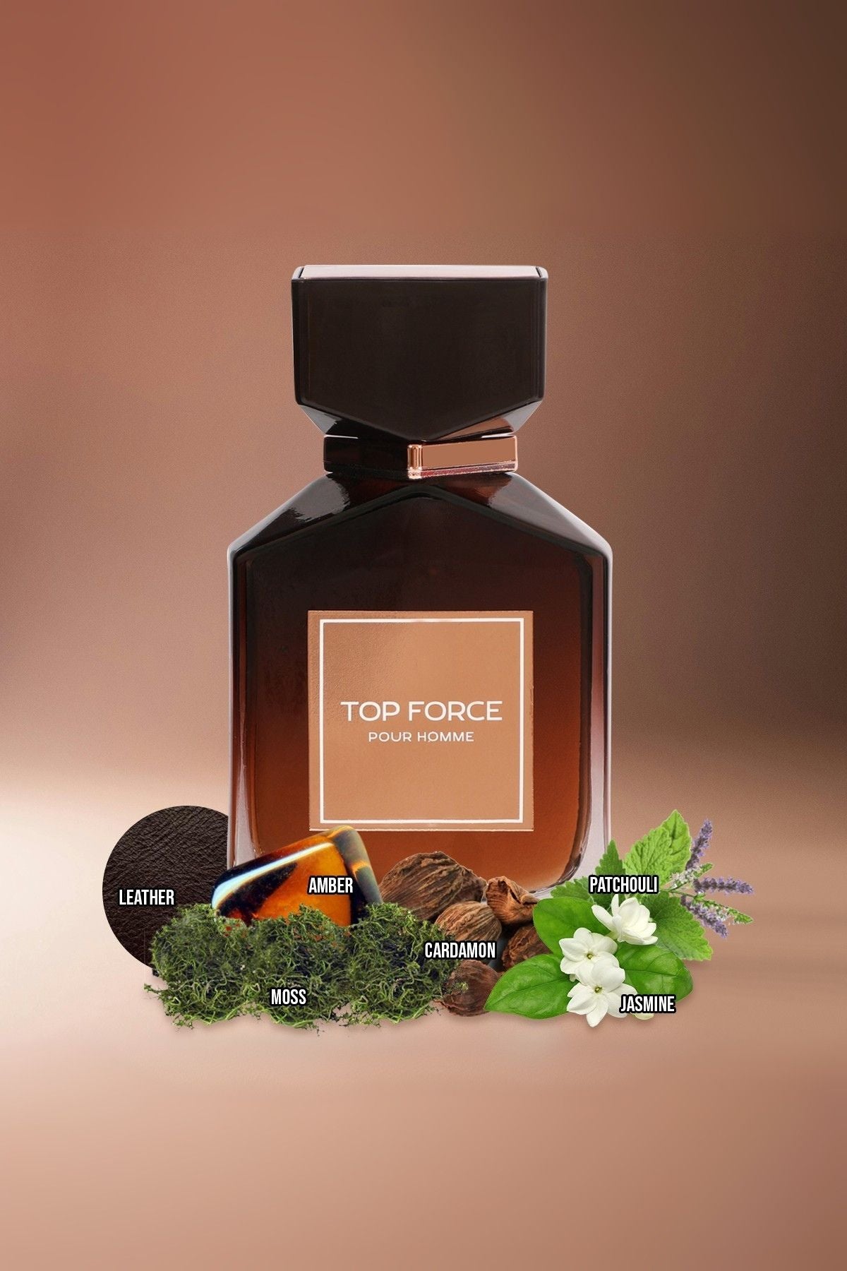 TOP FORCE SPRAY PERFUME EAU DE PARFUM FOR MEN - 100ML/3.4FL.OZ.