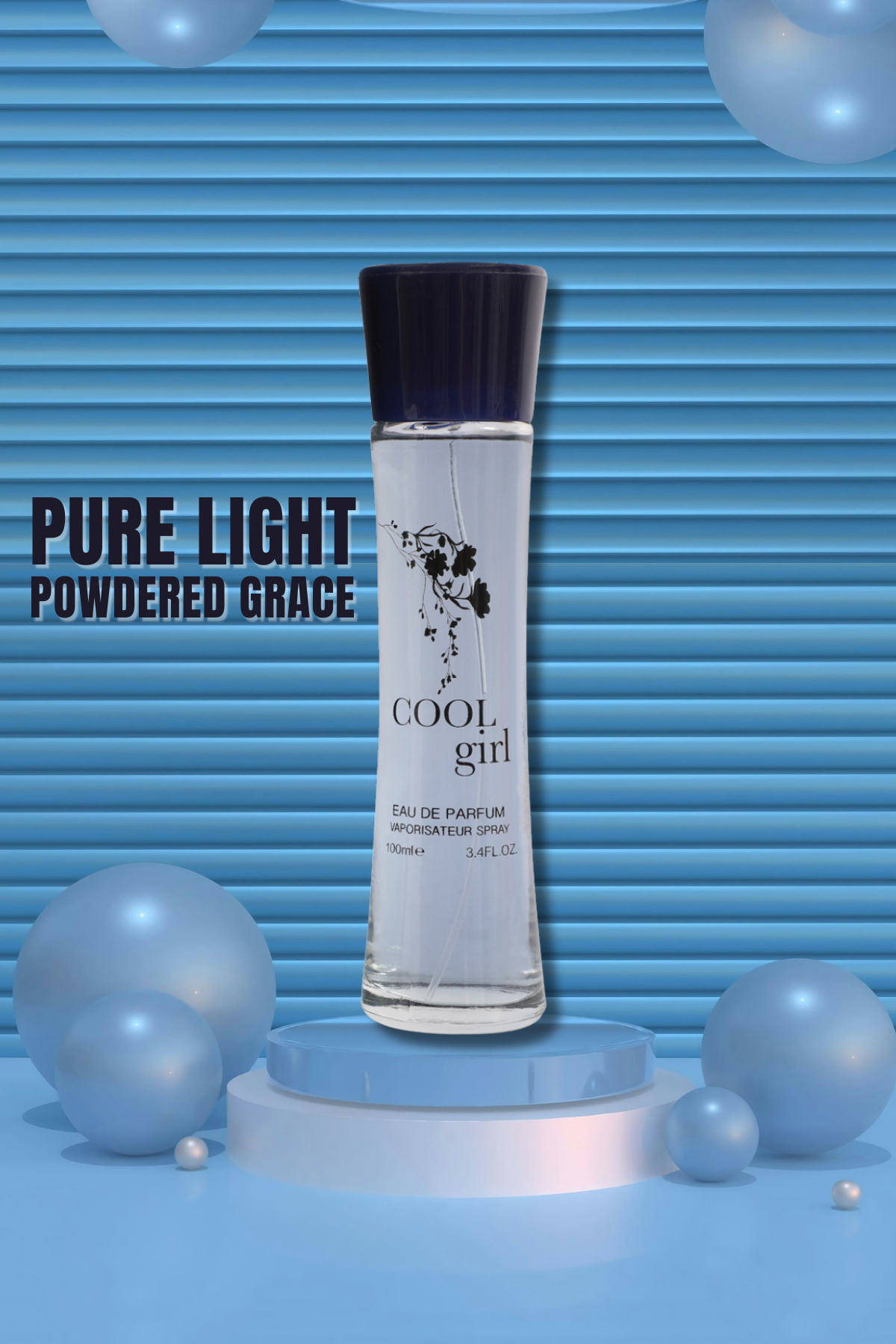 COOL GIRL SPRAY PERFUME EAU DE PARFUM FOR WOMEN - 100ML/3.4 FL.OZ.