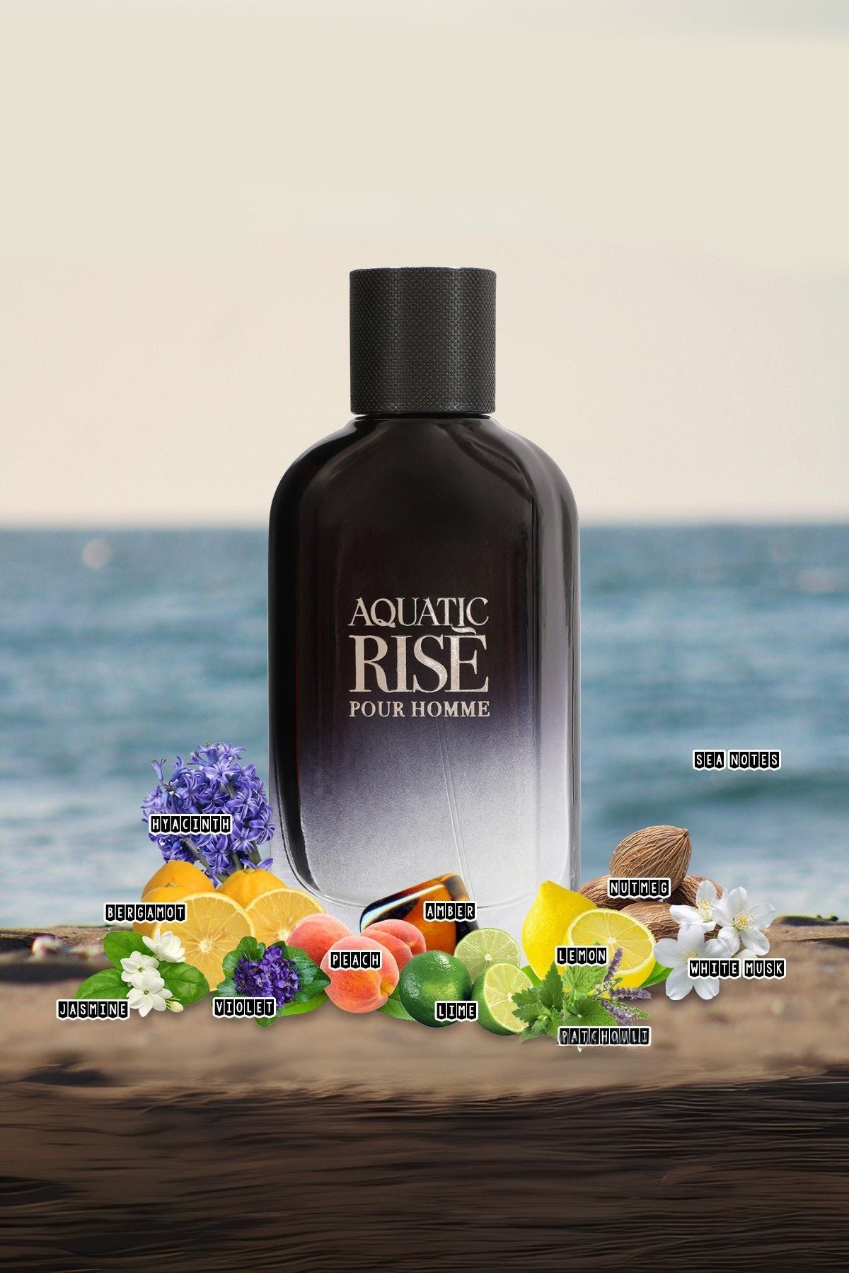AQUATIC RISE SPRAY PERFUME EAU DE PARFUM FOR MEN - 100ML/3.4FL.OZ.