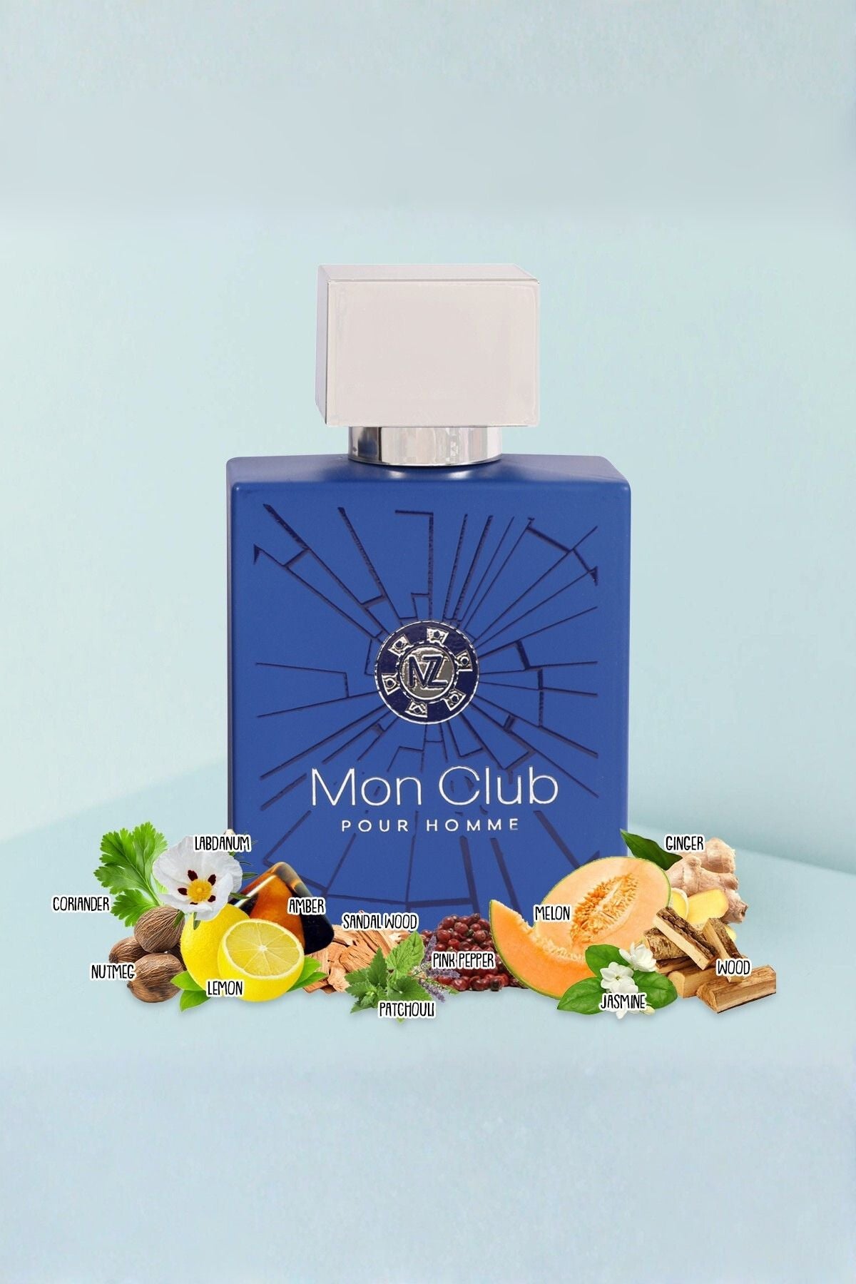 MON CLUB SPRAY PERFUME EAU DE PARFUM FOR MEN - 100ML/3.4FL.OZ.