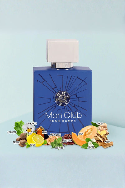 MON CLUB SPRAY PERFUME EAU DE PARFUM FOR MEN - 100ML/3.4FL.OZ.