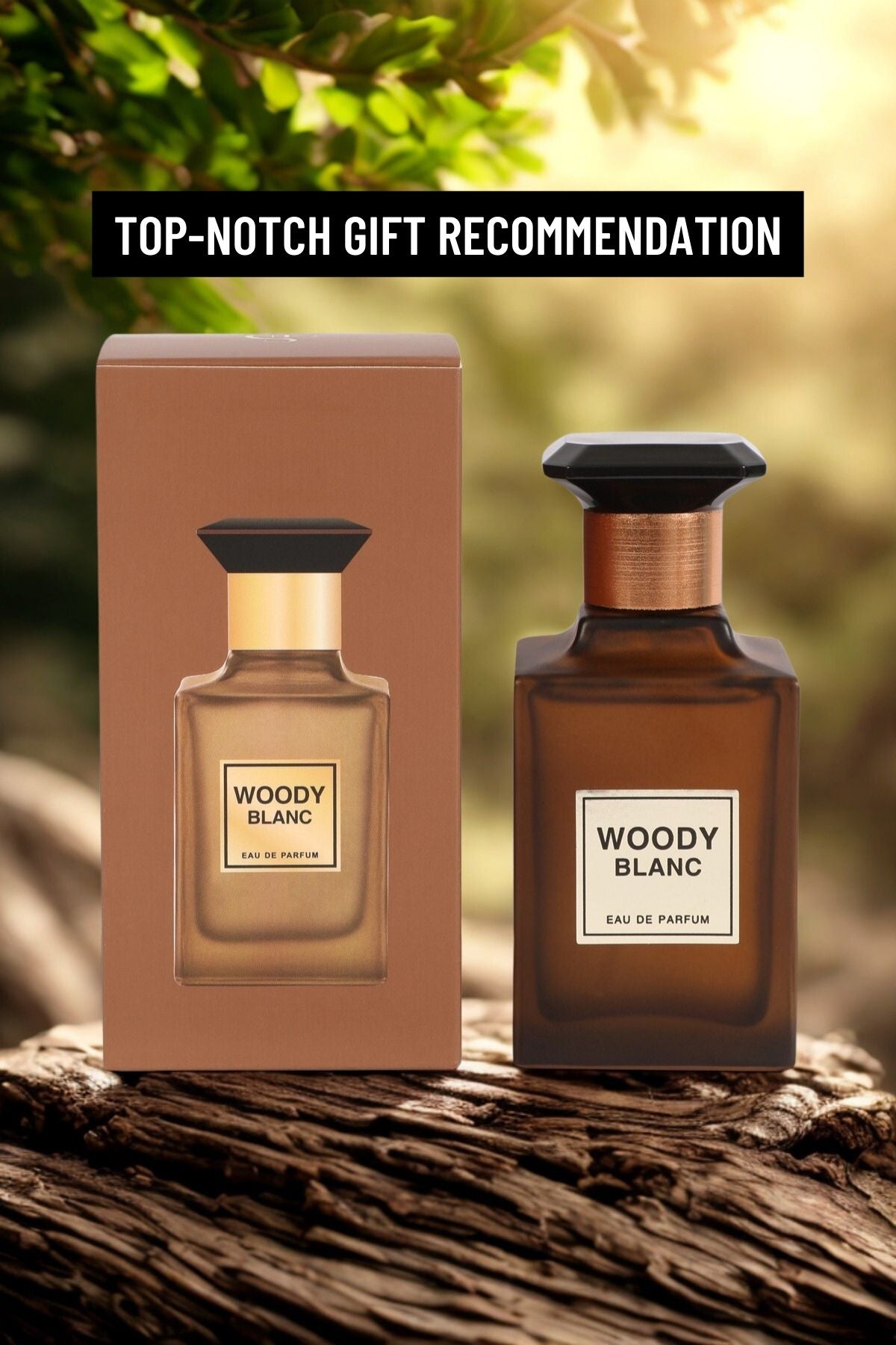 WOODY BLANC  SPRAY PERFUME EAU DE PARFUM FOR MEN AND WOMEN - 100ML/3.4 FL.OZ.