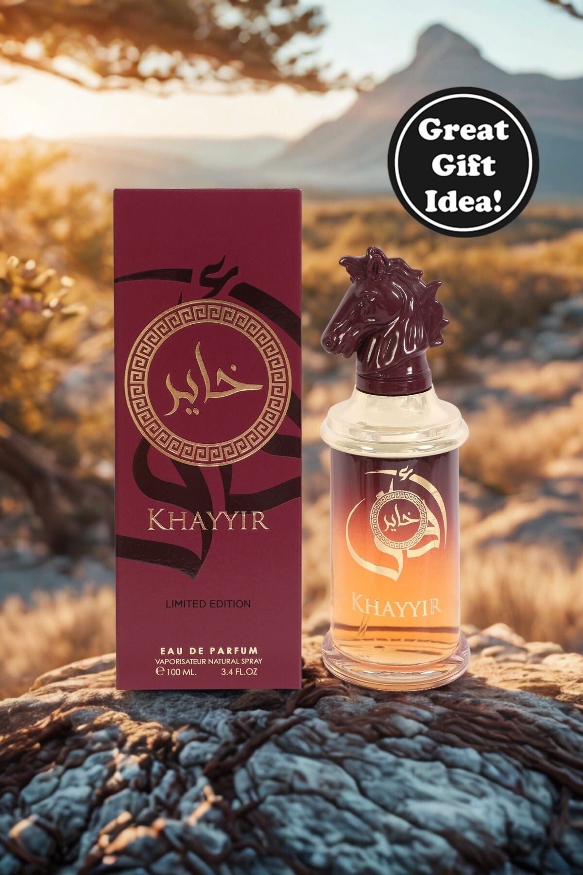 KHAYYIR SPRAY PERFUME EAU DE PARFUM FOR MEN - 100ML/3.4FL.OZ.