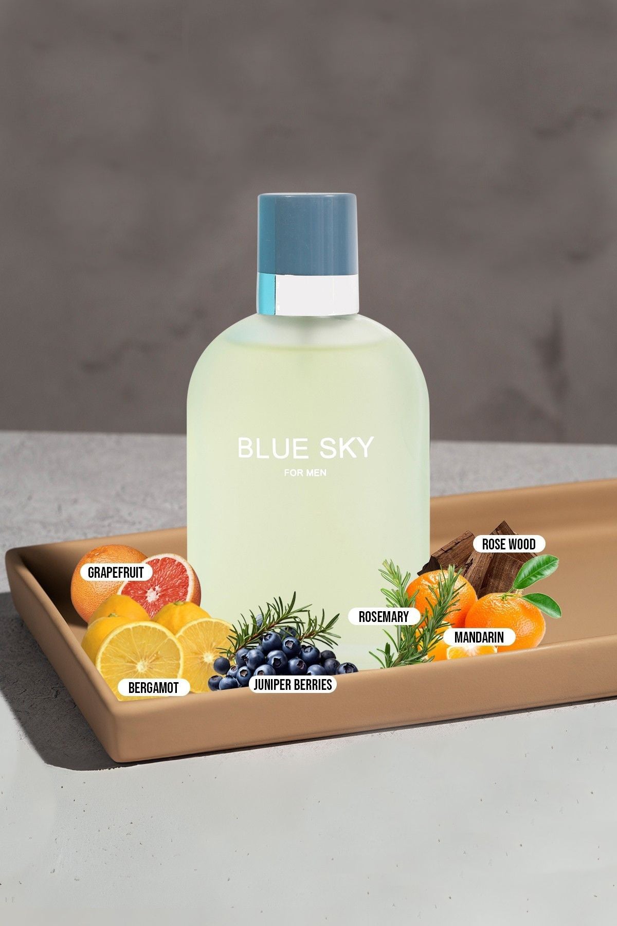 BLUE SKY SPRAY PERFUME EAU DE PARFUM FOR MEN - 100ML/3.4 FL.OZ.