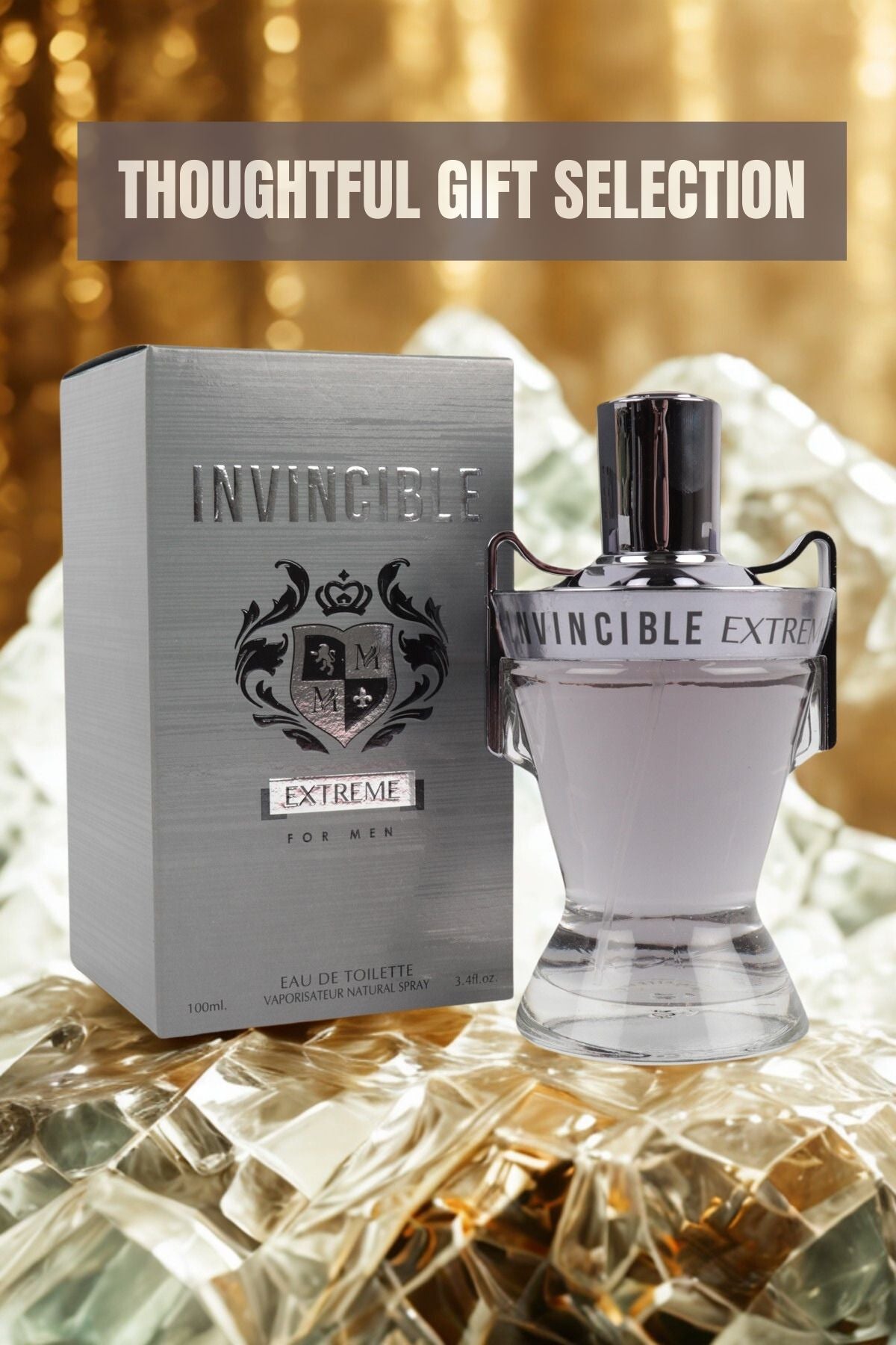 INVINCIBLE EXTREME SPRAY COLOGNE EAU DE TOILETTE FOR MEN -100ML/3.4 FL ...
