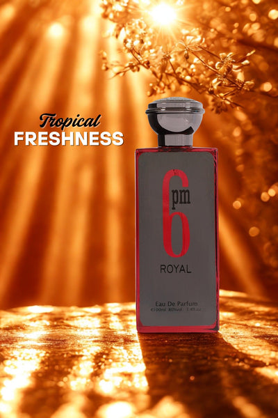 6 PM ROYAL SPRAY PERFUME EAU DE PARFUM FOR MEN AND WOMEN - 100ML/3.4 FL.OZ.