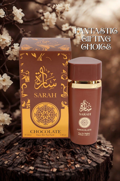 SARAH CHOCOLATE SPRAY PERFUME EAU DE PARFUM FOR MEN - 100ML/3.4 FL.OZ.