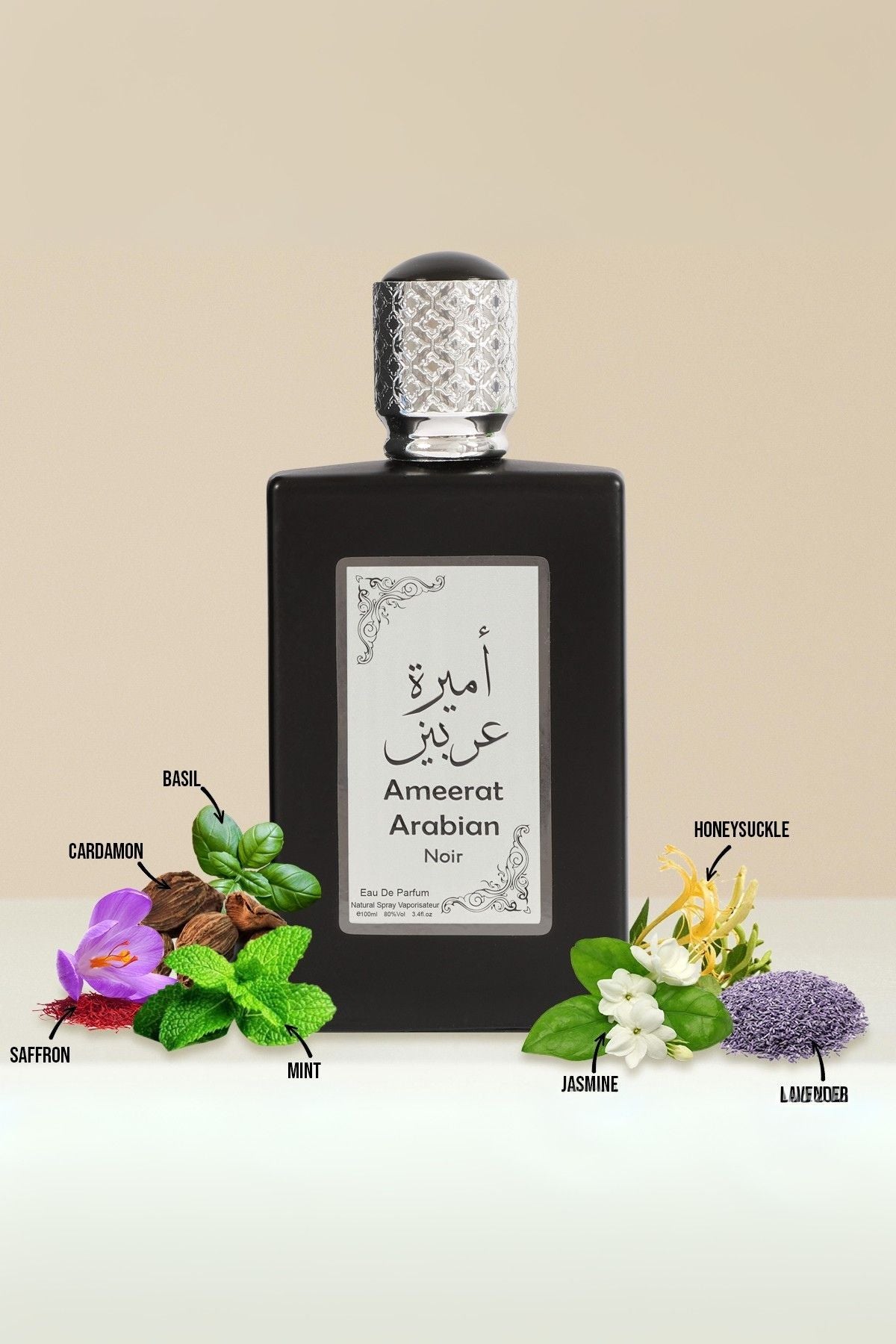 AMEERAT ARABIAN NOIR SPRAY PERFUME EAU DE PARFUM FOR MEN - 100ML/3.4FL.OZ.