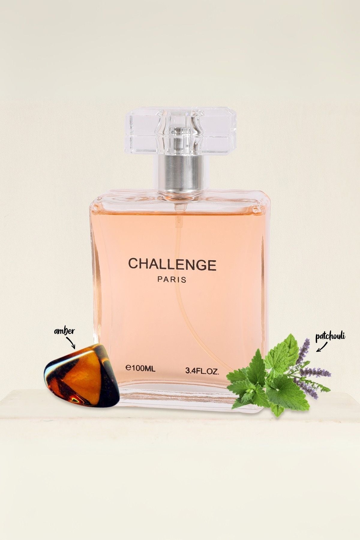 CHALLENGE PARIS SPRAY PERFUME EAU DE PARFUM FOR WOMEN - 100ML/3.4 FL.OZ.