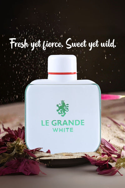 LE GRANDE WHITE SPRAY COLOGNE EAU DE TOILETTE FOR MEN - 100ML/3.4 FL.OZ.
