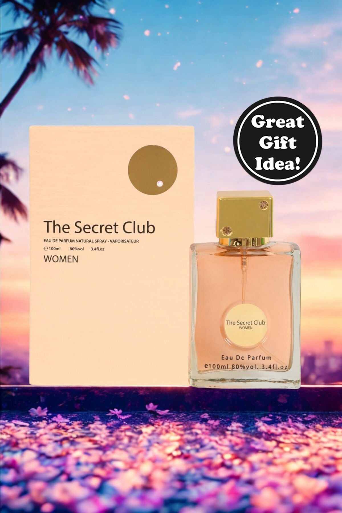 THE SECRET CLUB SPRAY PERFUME EAU DE PARFUM FOR WOMEN - 100ML/3.4FL.OZ.