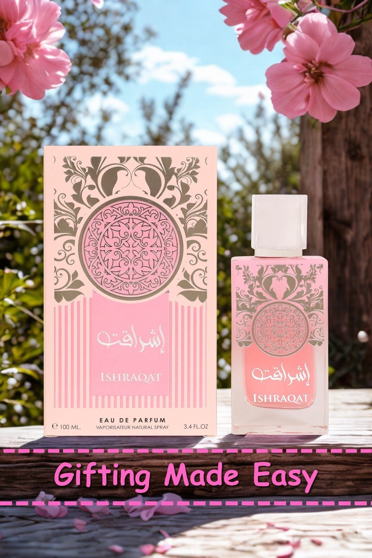 ISHRAQAT SPRAY PERFUME EAU DE PARFUM FOR WOMEN - 100ML/3.4FL.OZ.