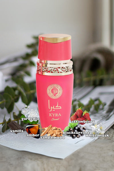 KYRA SWEET SPRAY PERFUME EAU DE PARFUM FOR WOMEN - 100ML/3.4FL.OZ.