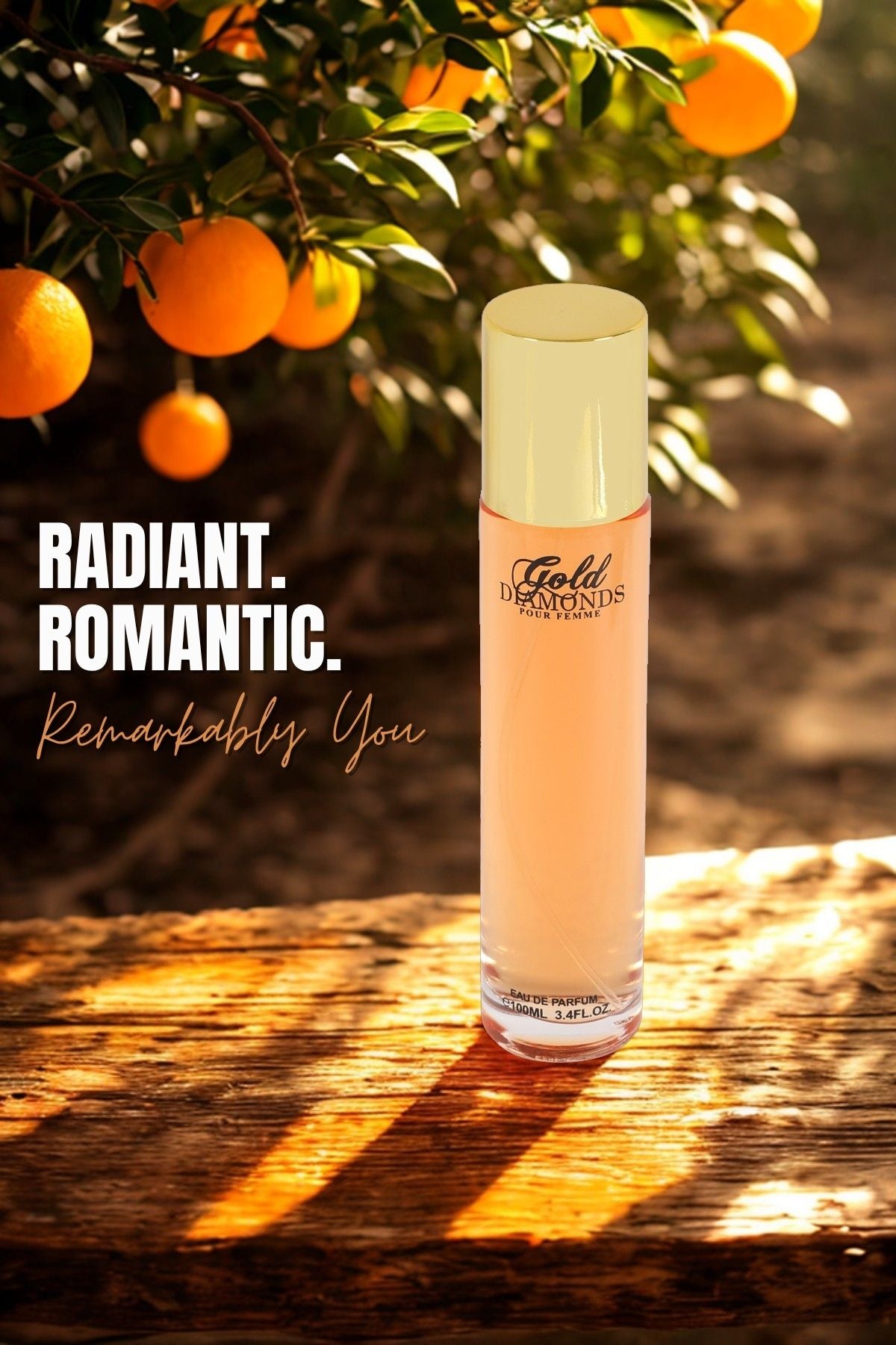 GOLD DIAMOND SPRAY PERFUME EAU DE PARFUM FOR WOMEN - 100ML/3.4 FL.OZ.