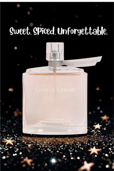 LOVE IS FOREVER SPRAY PERFUME EAU DE PARFUM FOR WOMEN - 100ML/3.4 FL.OZ.