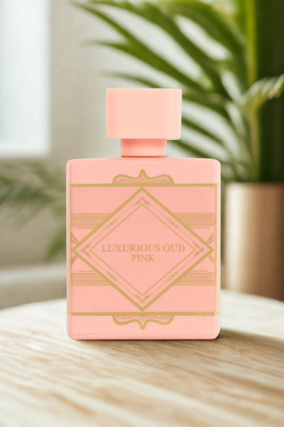 LUXURIOUS OUD PINK SPRAY PERFUME EAU DE PARFUM FOR WOMEN - 100ML/3.4FL.OZ.