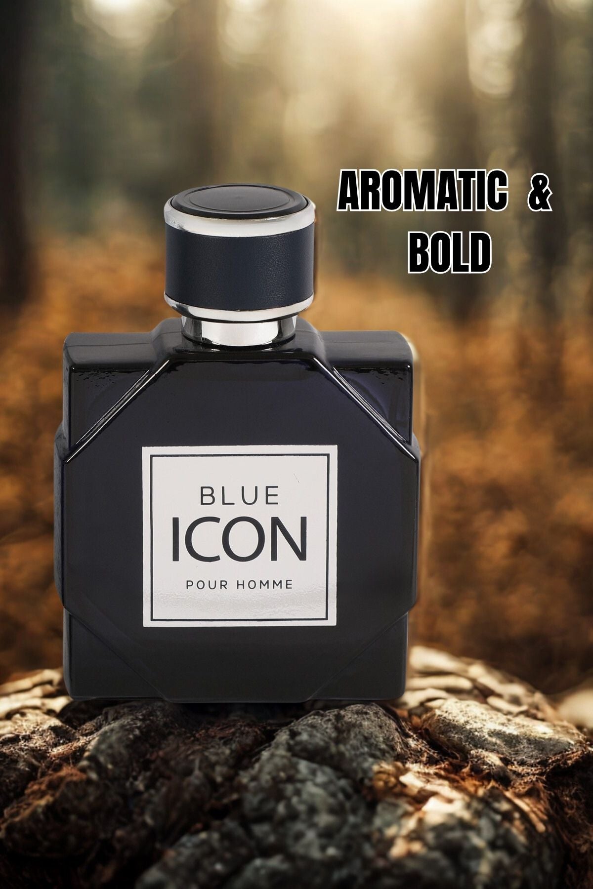 BLUE ICON SPRAY PERFUME EAU DE PARFUM FOR MEN - 100ML/3.4FL.OZ.