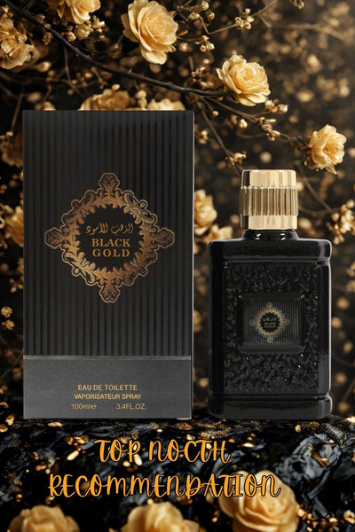 BLACK GOLD SPRAY COLOGNE EAU DE TOILETTE FOR MEN - 100ML/3.4 FL.OZ.