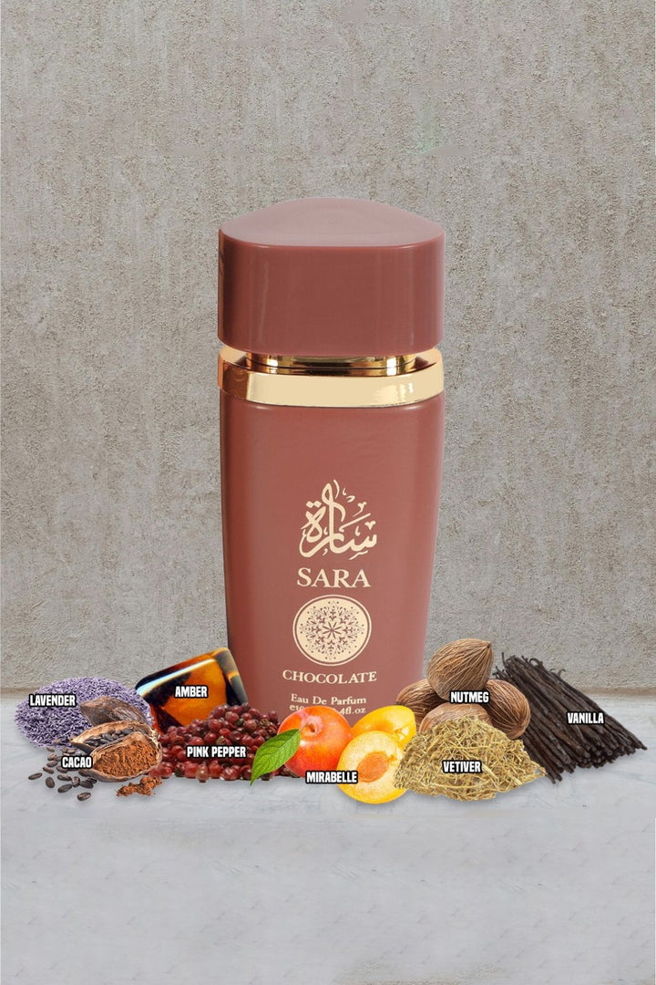 SARA CHOCOLATE SPRAY PERFUME EAU DE PARFUM FOR MEN AND WOMEN
