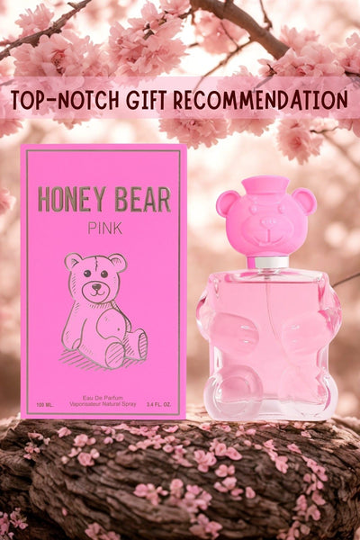 HONEY BEAR PINK SPRAY PERFUME EAU DE PARFUM FOR WOMEN - 100ML/3.4FL.OZ.