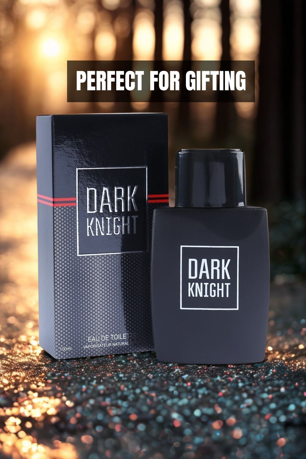 DARK KNIGHT SPRAY COLOGNE EAU DE TOILETTE FOR MEN - 100ML/3.4 FL.OZ.