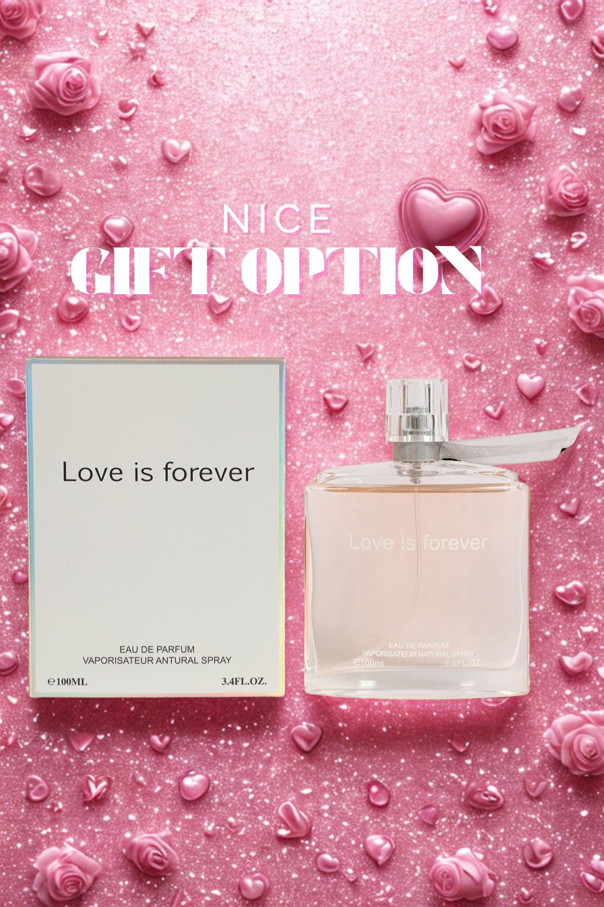 LOVE IS FOREVER SPRAY PERFUME EAU DE PARFUM FOR WOMEN - 100ML/3.4 FL.OZ.