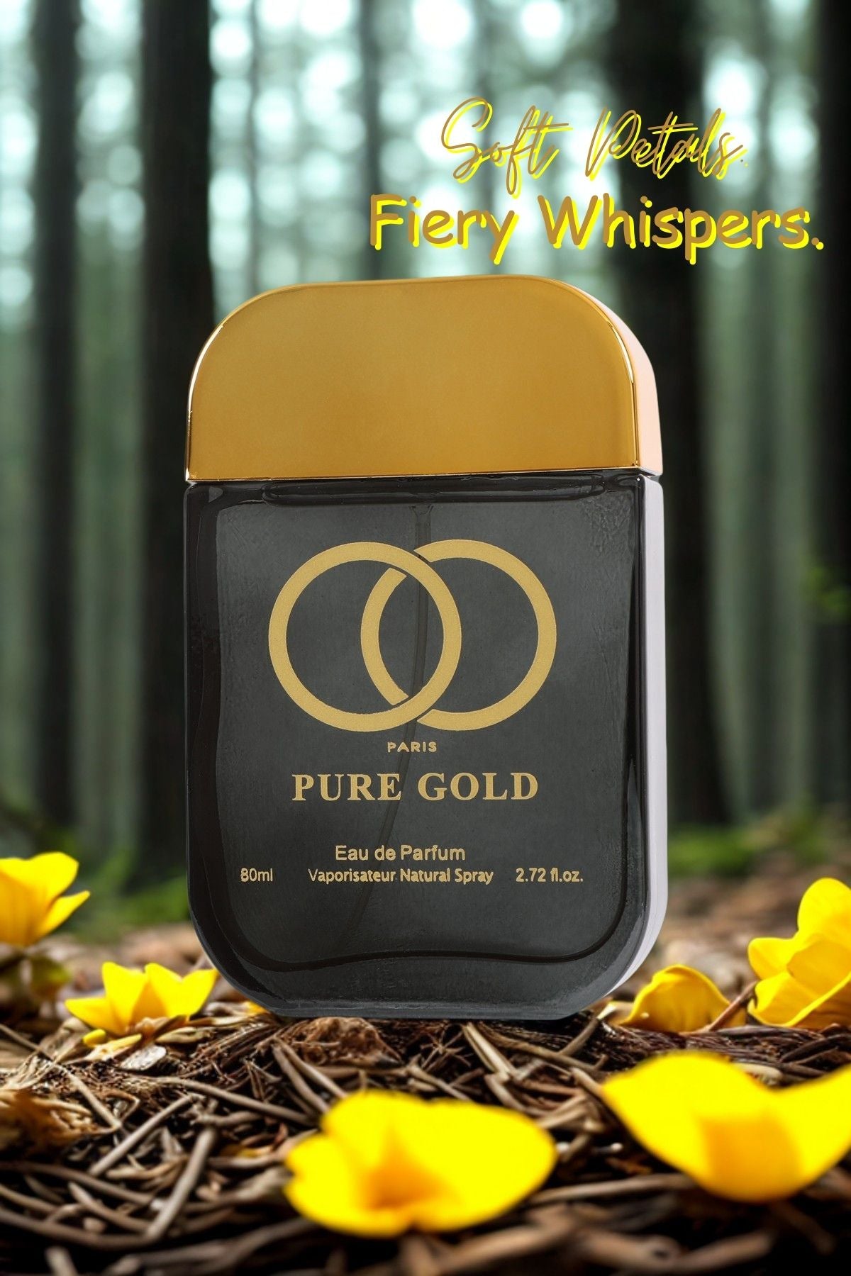 PARIS PURE GOLD SPRAY PERFUME EAU DE PARFUM FOR WOMEN - 80ML/2.72 FL.OZ
