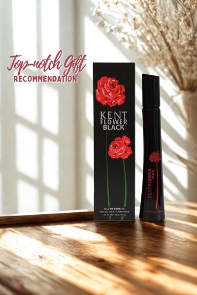KENT FLOWER BLACK SPRAY PERFUME EAU DE PARFUM FOR WOMEN - 100ML/3.4 FL.OZ.