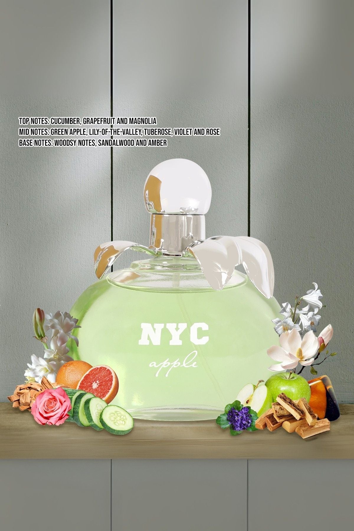 NYC APPLE SPRAY PERFUME EAU DE PARFUM FOR WOMEN - 100ML/3.4 FL.OZ.