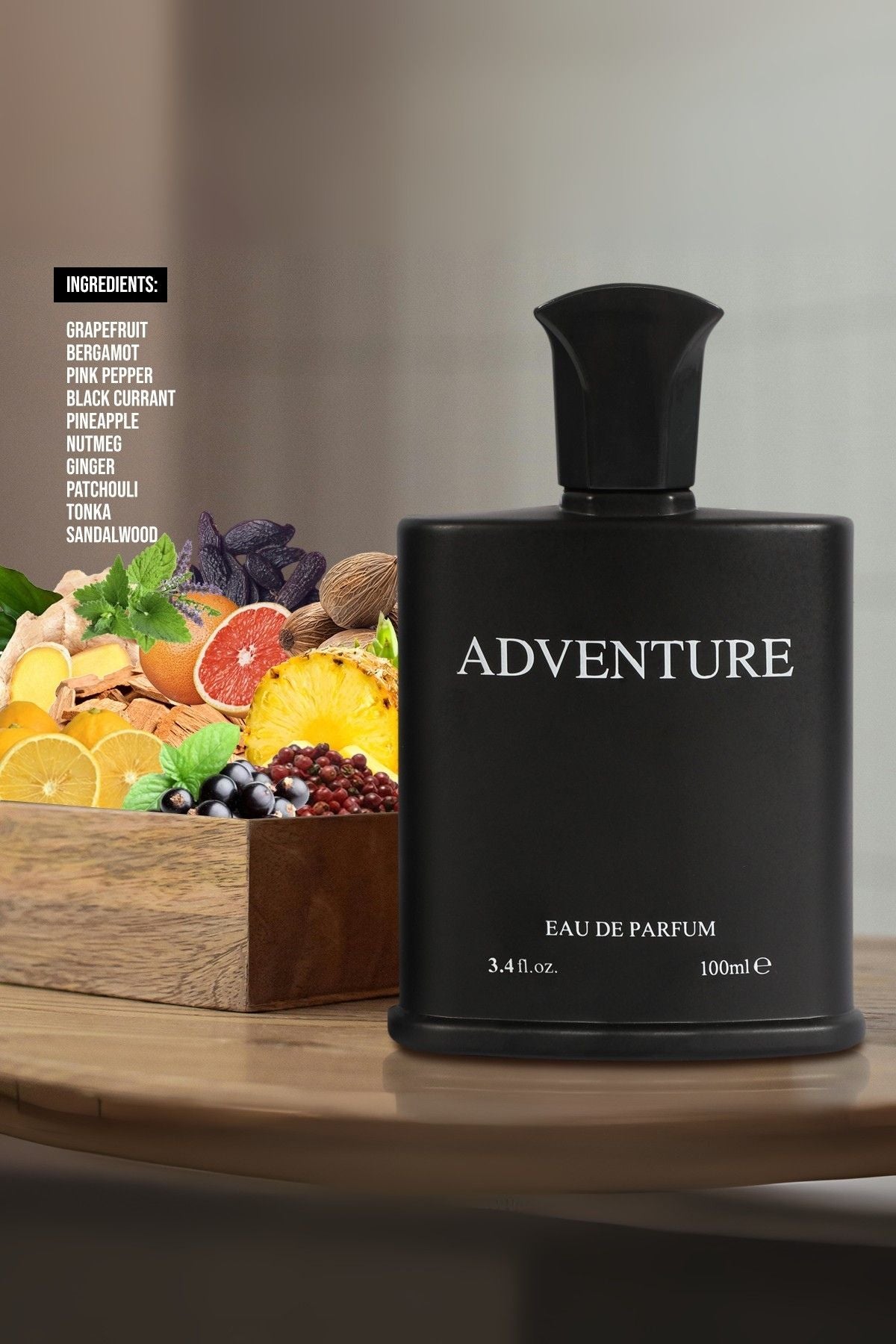 ADVENTURE SPRAY COLOGNE EAU DE PARFUM FOR MEN - 100ML/3.4 FL.OZ.