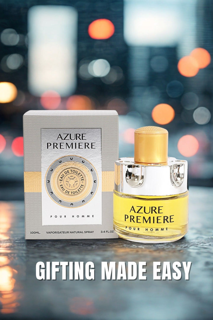AZURE PREMIERE SPRAY COLOGNE EAU DE TOILETTE FOR MEN - 100ML/3.4