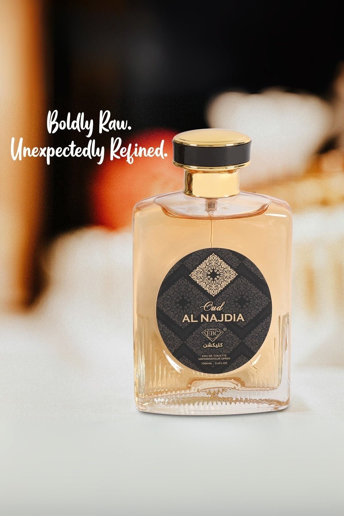 OUD AL NAJDIA SPRAY COLOGNE EAU DE TOILETTE FOR MEN - 100ML/3.4 FL.OZ.