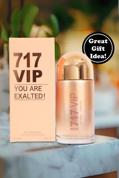 717 VIP ROSE SPRAY PERFUME EAU DE PARFUM FOR WOMEN - 110ML/3.8 FL.OZ.