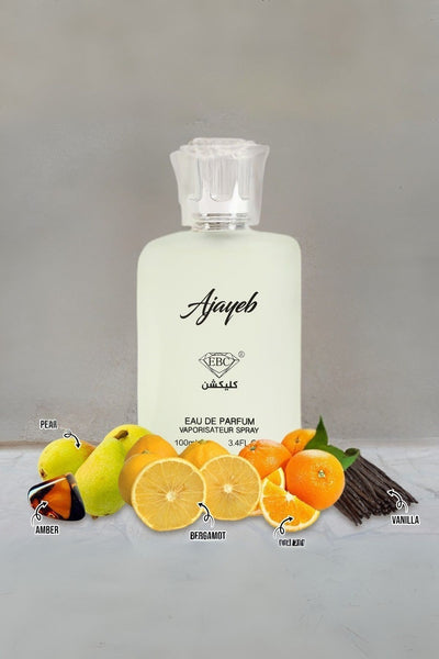AJAYEB SPRAY COLOGNE EAU DE TOILETTE FOR MEN AND WOMEN - 100ML/3.4 FL.OZ.