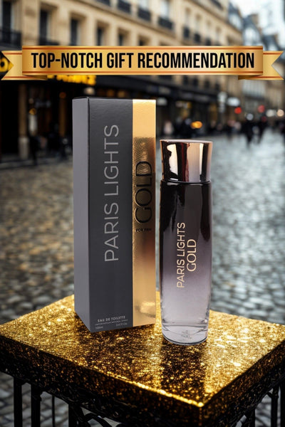 PARIS LIGHTS GOLD SPRAY COLOGNE EAU DE TOILETTE FOR MEN - 100ML/3.4 FL.OZ.