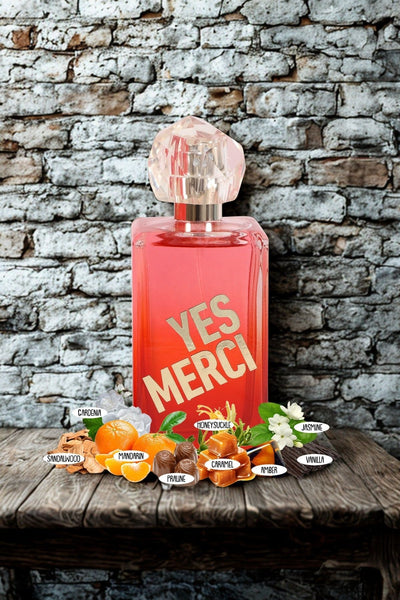 YES MERCI SPRAY PERFUME EAU DE PARFUM FOR WOMEN - 100ML/3.4 FL.OZ