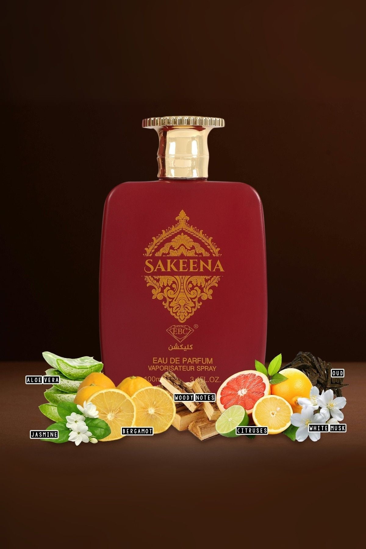 SAKEENA SPRAY COLOGNE EAU DE TOILETTE FOR MEN - 100ML/3.4 FL.OZ
