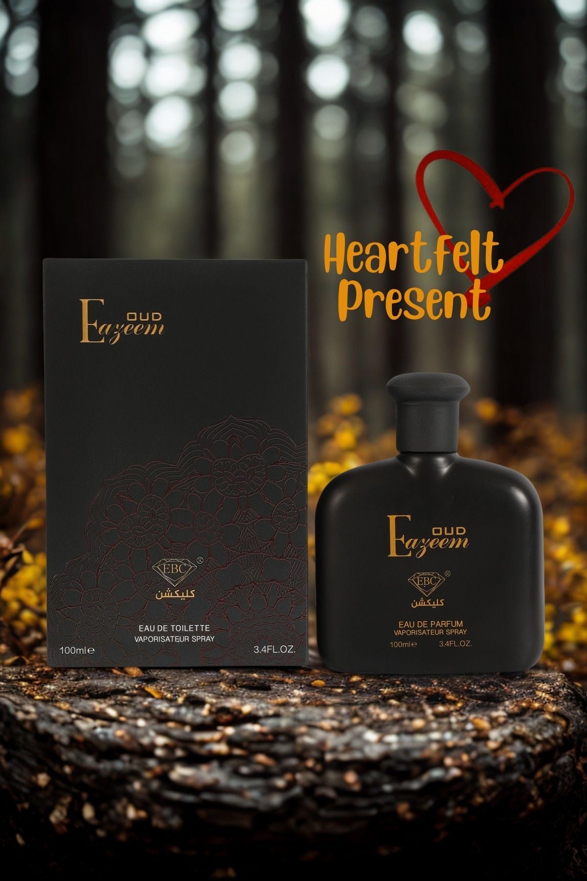 OUD EAZEEM SPRAY COLOGNE EAU DE TOILETTE FOR MEN - 100ML/3.4 FL.OZ.