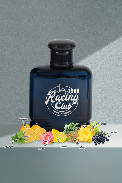 RACING CLUB 1992 SPRAY COLOGNE EAU DE TOILETTE FOR MEN - 100ML/ 3.4 FL.OZ.