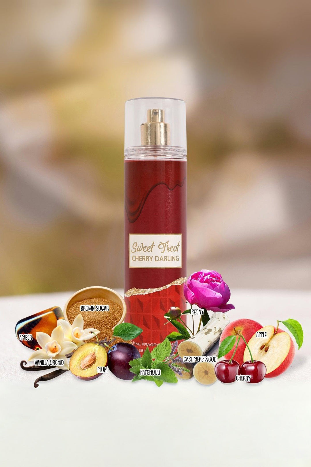 SWEET TREAT CHERRY DARLING FINE FRAGRANCE MIST FOR WOMEN - 236ML/8