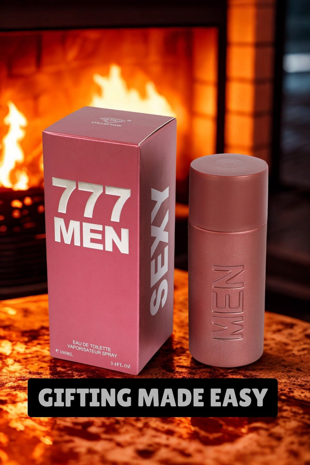 777 MEN SEXY SPRAY COLOGNE EAU DE TOILETTE FOR MEN - 100ML/3.4 FL