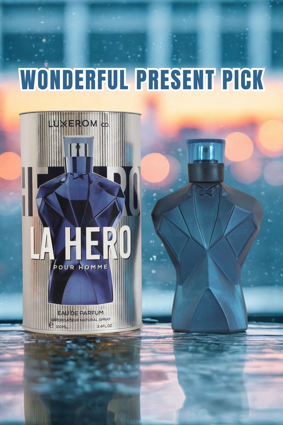 LA HERO SPRAY PERFUME EAU DE PARFUM FOR MEN - 100ML/3.4FL.OZ.